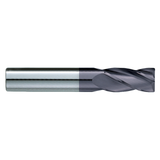 Garr Tool 02677 | 16.00mm Diameter x 16.000" Shank x 19.00mm LOC x 75.00mm OAL x 30 Degree Helix Angle 4 Flute TIALN Coated Square End Mill