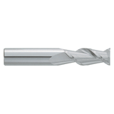 Garr Tool 09100 | 12.00mm Diameter x 12.000" Shank x 32.00mm LOC x 75.00mm OAL x 45 Degree Helix Angle 2 Flute Square End Mill