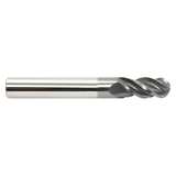 Garr Tool 50470 | 12.00mm Diameter x 12.000" Shank x 26.00mm LOC x 75.00mm OAL x 35 Degree Helix Angle 4 Flute Ball End Mill