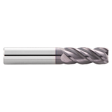 Garr Tool 61446 | 16.00mm Diameter x 16.000" Shank x 19.00mm LOC x 75.00mm OAL x 1.000" Radius x 41 Degree Helix Angle 4 Flute Corner Radius End Mill