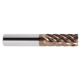 Garr Tool 64529 | 12.00mm Diameter x 12.000" Shank x 32.00mm LOC x 75.00mm OAL x 1.000" Radius x 37 Degree Helix Angle 7 Flute Corner Radius End Mill