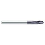 Garr Tool 98247 | 12.00mm Diameter x 12.000" Shank x 50.00mm LOC x 100.00mm OAL x 30 Degree Helix Angle 3 Flute Ball End Mill