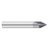 Fullerton Tool 36170 | 60-degree 3/4" x 4" Solid Carbide TiAlN Chamfer Mill