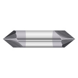 Fullerton Tool 36098 | 60-degree 3/8" x 2-1/2" Solid Carbide TiAlN Chamfer Mill