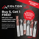 A Special Promotion Not To Be Missed: Buy 5 Colton End Mills, Get One FREE!