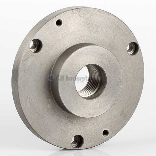 4-Hole 1-1/2-8 Threaded Backplate Adapter For Mounting Lathe Chucks