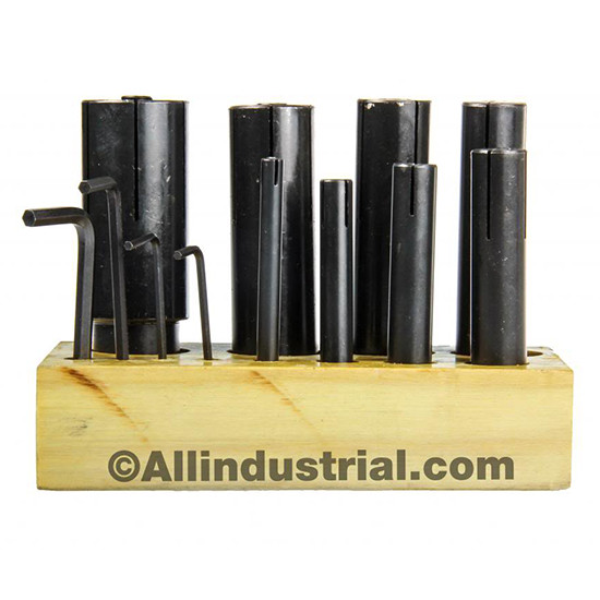 All Industrial 41199 8pc High Precision Expanding Arbors Set Mandrels