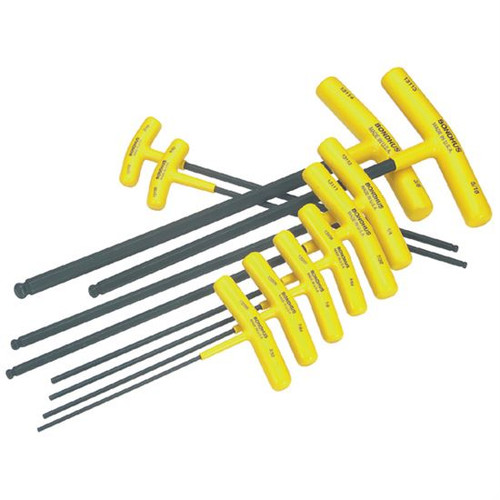 Bondhus 13138 | 10pc Cushioned Grip T-Handle Hex Tool Set