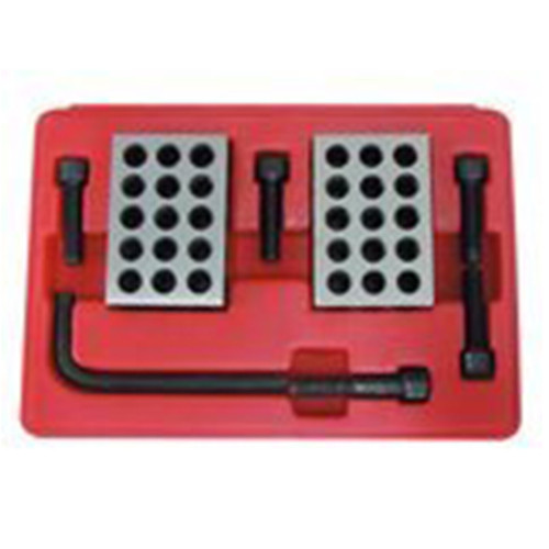 All Industrial 55550 | 8pc Precision 123 Blocks and Screw Clamping Set
