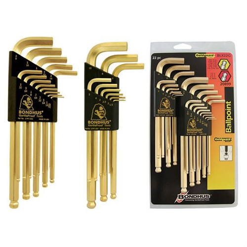 Bondhus 37936 | 0.050 - 5/16" Ball End L-Wrench Set Bondhus 37936 | 0.050 - 5/16" Ball End L-Wrench Set
