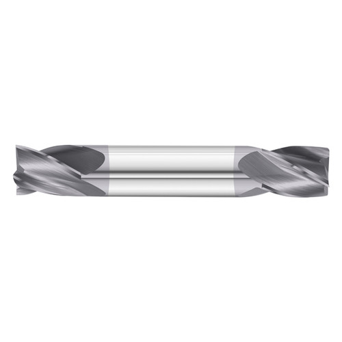 Fullerton Tool 36014 | 15/64" Diameter x 1/4" Shank x 1/2" LOC x 2-1/2" OAL 4 Flute TiAlN Solid Carbide Square End Mill