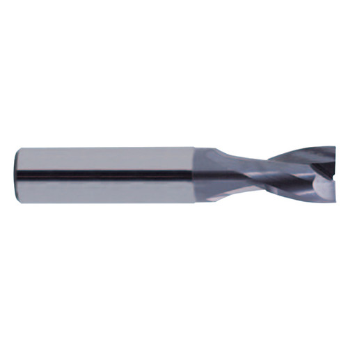 YG1 EG930160 | 16mm Diameter x 16mm Shank x 20mm LOC x 3-1/2" OAL 2 Flute 0.2" Corner Radius TiCN Carbide Single Corner Radius End Mill