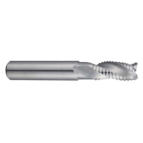 YG1 98048 | 3/4" Diameter x 3/4" Shank x 1-5/8" LOC x 4-1/2" OAL 3 Flute Bright Carbide Square Roughing End Mill