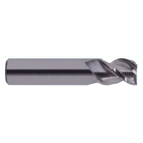 YG1 25593-030 | 1/2" Diameter x 1/2" Shank x 5/8" LOC x 2-1/2" OAL 3 Flute Bright Carbide Single Square End Mill