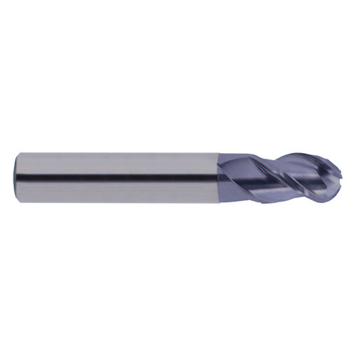 YG1 EG908025 | 2.5mm Diameter x 6mm Shank x 4mm LOC x 60mm OAL 3 Flute TiCN Carbide Single Square End Mill