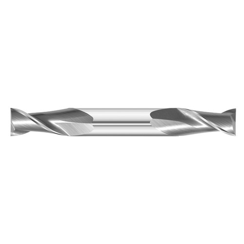 Fullerton Tool 32414 | 3/32" Diameter x 1/8" Shank x 3/8" LOC x 2" OAL 2 Flute Uncoated Solid Carbide Square End Mill