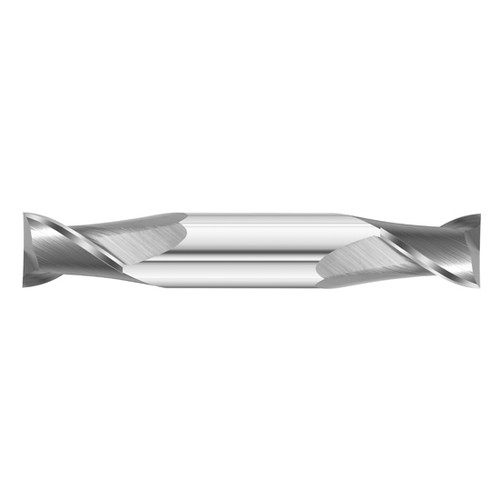 Fullerton Tool 32471 | 3/16" Diameter x 3/16" Shank x 3/8" LOC x 2" OAL 2 Flute Uncoated Solid Carbide Square End Mill