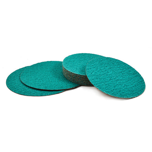 Superior Abrasives 21177 | SHUR-KUT 6" 120 Grit Zirconia Grinding Aid Cloth PSA Disc