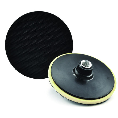 Superior Abrasives 10600 | SHUR-BRITE 4-1/2" x 5/8"-11" Hook & Loop Disc Holder Superior Abrasives 10600 | SHUR-BRITE 4-1/2" x 5/8"-11" Hook & Loop Disc Holder