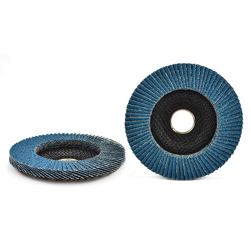 Superior Abrasives 59815 | SHUR-KUT 4-1/2" x 7/8" 80 Grit Type 27 BLAC-KUT Zirconia High Density Flap Disc