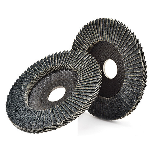 Superior Abrasives 11824 | SHUR-KUT 4-1/2" x 7/8" 80 Grit Type 27 Zirconia Flap Disc