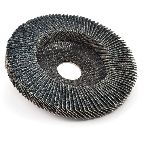 Superior Abrasives 39820 | SHUR-KUT 4-1/2" x 7/8" 40 Grit Type 27 Zirconia High Density Flap Disc