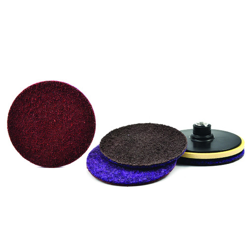 Superior Abrasives 51544 | SHUR-BRITE 5" Medium Extended Performance Surface Conditioning Hook & Loop Disc Superior Abrasives 51544 | SHUR-BRITE 5" Medium Extended Performance Surface Conditioning Hook & Loop Disc