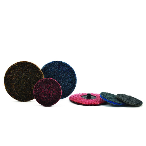 Superior Abrasives 10553B | SHUR-BRITE 2" Coarse Type R Grind Duty Surface Conditioning Quick Change Disc