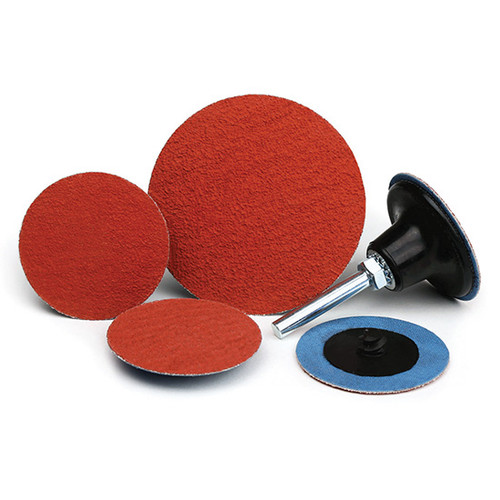 Superior Abrasives 53912 | SHUR-KUT 3" 80 Grit Type R Ceramic Advantage Quick Change Disc