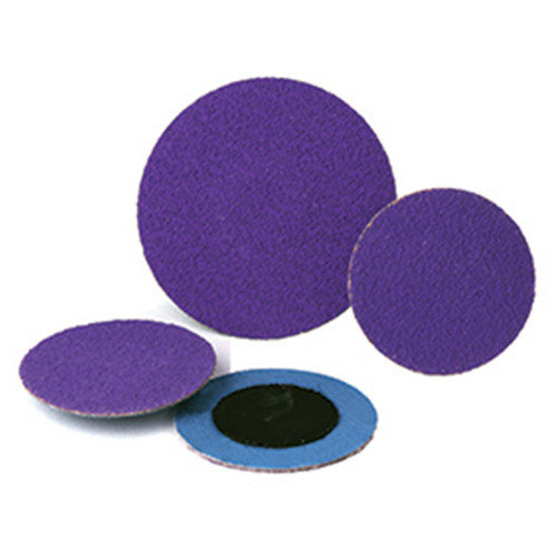 Superior Abrasives 54503 | SHUR-KUT 2" 60 Grit Type R Ceramic Premium Quick Change Disc