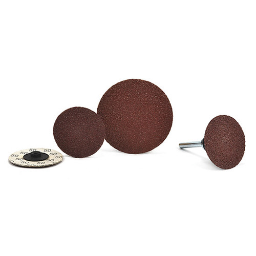 Superior Abrasives 46872 | SHUR-KUT 2" 50 Grit Type R Aluminum Oxide Quick Change Disc