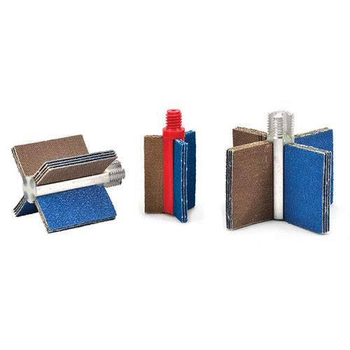 Superior Abrasives 46171 | SHUR-KUT 3/4" to 1" x 5/16"-18 120 Grit Male Zirconia Bore Polisher