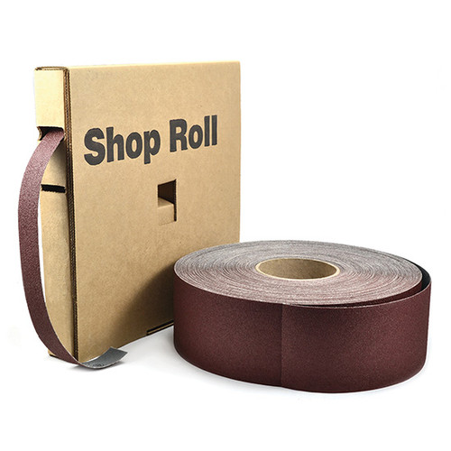 Superior Abrasives 12110 | SHUR-KUT 1" x 50 yd. 120 Grit Aluminum Oxide Resin Cloth Shop Roll