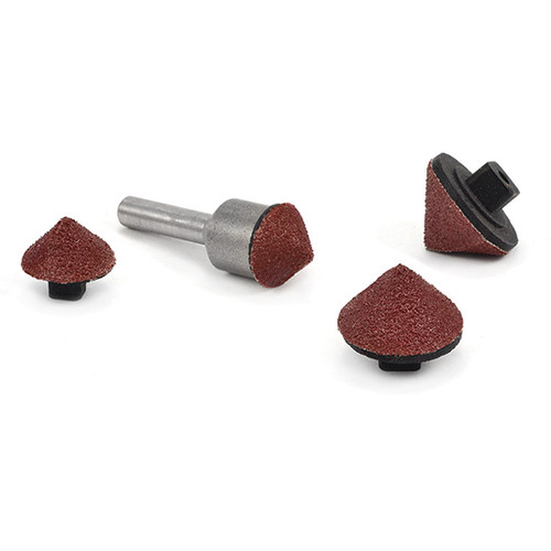 Superior Abrasives 12201 | SHUR-KUT 5/8" x 90-Degree 60 Grit Aluminum Oxide Chamfering Cone