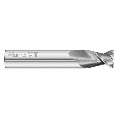 Fullerton Tool 38234 | 3/4" Diameter x 3/4" Shank x 1" LOC x 4" OAL 2 Flute Uncoated Solid Carbide Square End Mill