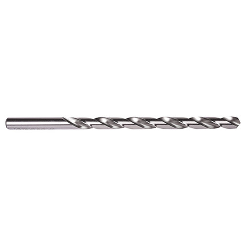 Precision Twist Drill 059632 | 1/2" Diameter 12" OAL 118 Degree High Speed Steel Bright Finish Extra Long Drill Bit
