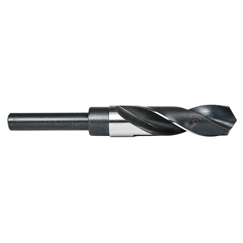 Precision Twist Drill 091468 | 1-1/16" Diameter 6" OAL 118 Degree High Speed Steel Bright/ST Reduced Shank Drill Bit