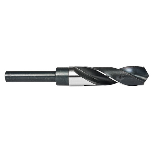 Precision Twist Drill 5999899 | 1-3/32" Diameter 6" OAL 118 Degree High Speed Steel Bright/ST Reduced Shank Drill Bit
