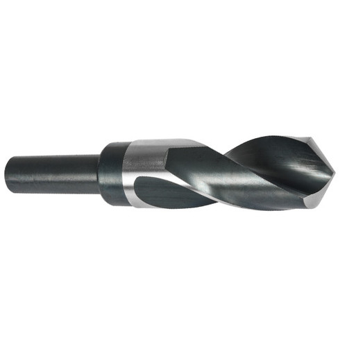 Precision Twist Drill 091298 | 1-9/16" Diameter 6" OAL 118 Degree High Speed Steel Bright/ST Reduced Shank Drill Bit