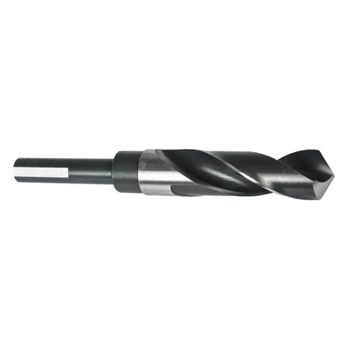 Precision Twist Drill 091559 | 59/64" Diameter 6" OAL 118 Degree High Speed Steel Bright/ST Reduced Shank Drill Bit