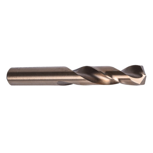 Precision Twist Drill 5995936 | 19/32" Diameter 4-1/8" OAL 135 Degree Cobalt High Speed Steel Bronze Screw Machine Length Drill Bit