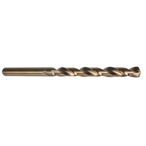 Precision Twist Drill 5996369 | 7/32" Diameter 6" OAL 135 Degree Cobalt High Speed Steel Bronze Taper Length Drill Bit
