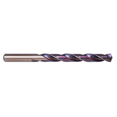 Precision Twist Drill 022111 | #11 Diameter 3-1/2" OAL 135 Degree High Speed Steel Purple/Bronze Jobber Length Drill Bit