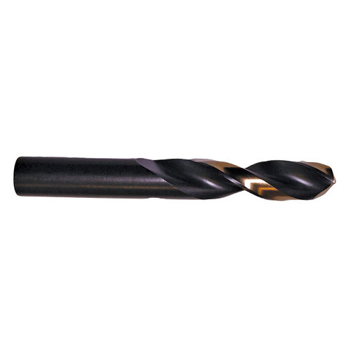 Precision Twist Drill 47233800 | 25/64" Diameter 3-1/4" OAL 135 Degree High Speed Steel ST/Bronze Screw Machine Length Drill Bit