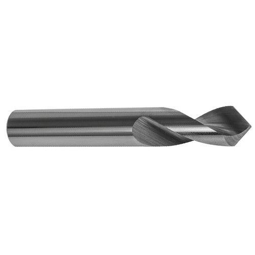 Precision Twist Drill 7378069 | 1/8" Diameter 1-1/2" OAL 142 Degree Solid Carbide Bright Finish Spotting Drill