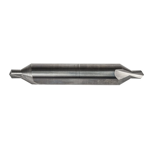 Precision Twist Drill 003255 | 1/8" Diameter 2-1/8" OAL 60 Degree Solid Carbide Bright Finish Combined Drill & Countersink