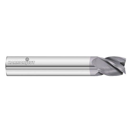 Fullerton Tool 92420 | 10mm Diameter x 10mm Shank x 12mm LOC x 50mm OAL 4 Flute FC18 Solid Carbide Square End Mill