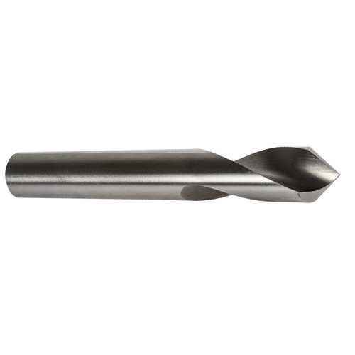 Precision Twist Drill 087905 | 1" Diameter 6" OAL 90 Degree High Speed Steel Bright Finish Spotting Drill