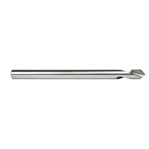 Precision Twist Drill 087925 | 3/8" Diameter 7" OAL 90 Degree High Speed Steel Bright Finish Spotting Drill