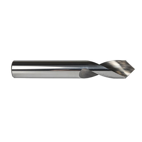 Precision Twist Drill 003340 | 3/8" Diameter 3" OAL 90 Degree Solid Carbide Bright Finish Spotting Drill